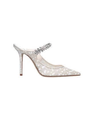Jimmy Choo London White Bing 100 Pumps