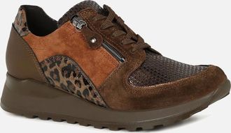 Waldläufer Womens Hiroko Womens Trainers - Brown - Size: 4.5