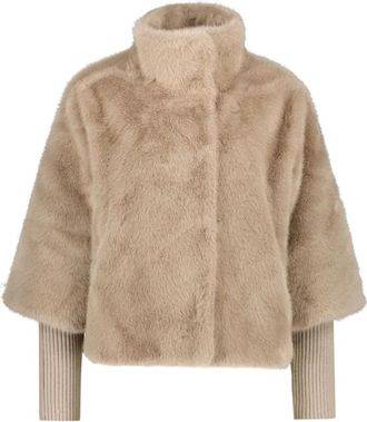 Rino&Pelle Jassen, Dames, Beige, L, Polyester, Nesrin Jas