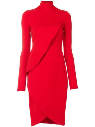 Givenchy layered fitted dress - women - Spandex/Elastane/Viscose/Viscose/Polyamide - 36