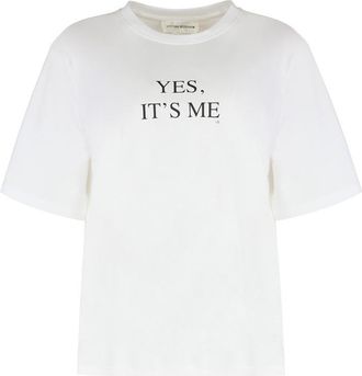 Victoria Beckham T-Shirt In Cotton With Print