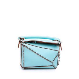 Loewe Pre-owned Loewe Nano Calfskin Puzzle Satchel Ladies TL11NFS65EB3GNJE