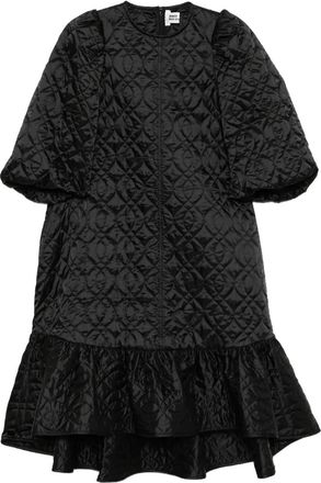 Comme Des Gar&ccedil;ons Gewatteerde jurk - Zwart