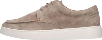 Greve Schoenen, Heren, Beige, 43 EU, Leer, Wave Veterschoen