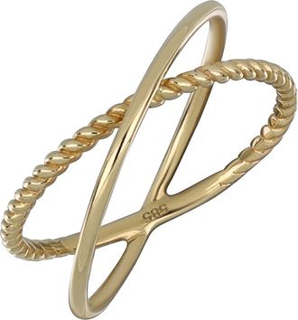 Bony Levy 14K Gold Crossover Ring in 14K Yellow Gold at Nordstrom, Size 6