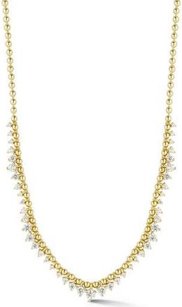Glaze Jewelry Cubic Zirconia Chain Necklace in Gold at Nordstrom Rack