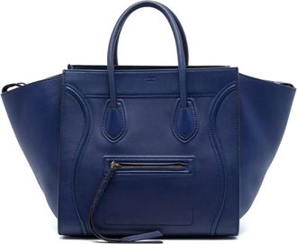 Celine Pre-owned Celine Medium Grained Calfskin Phantom Luggage Tote Unisex 70KHJVZ44DAYNOU7