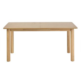 Miliboo Mesa De Comedor Extensible Rectangular De Madera Clara Fresno L160-210 Cm Claudie