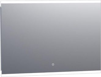 Marcel Breuer Jasper spiegel - 100x70cm - rechthoekig - met directe LED-verlichting met dimfunctie en touch-bediening
