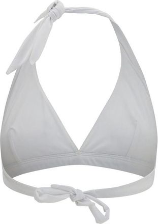 Brunello Cucinelli Monili-Embellished Tech Jersey Bikini Top - White