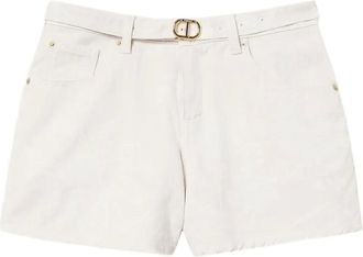 Twin-Set Shorts in cotone - Bianco