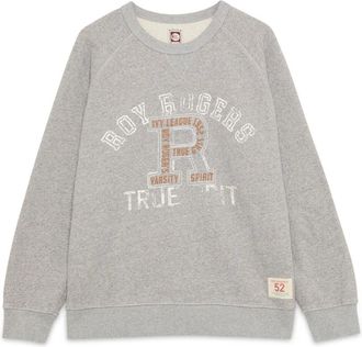 Roy Rogers Sweatshirt met ronde hals en True Grit-print - Heren - Sweatshirts - Grijs - S - Katoen - Hoodies & sweatvesten