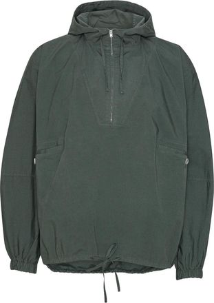 Henrik Vibskov Felpa con mezza zip - Verde