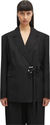 J.W.Anderson Tailored Wrap Blazer - Dames - Blazers - Zwart - XS - Jassen