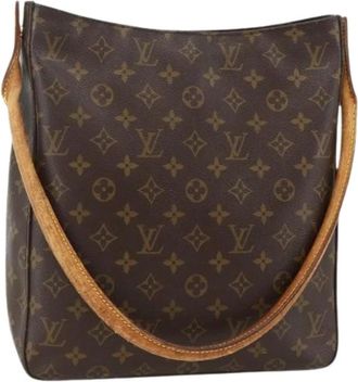 Louis Vuitton Pre-owned Shoulder Bags, female, Brown, Size: ONE SIZE Pre-owned Monogram Canvas Shoulder Bag