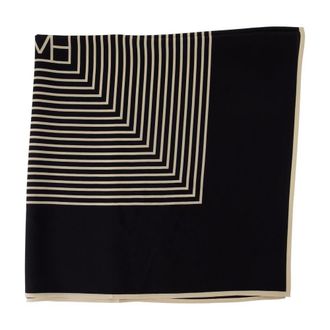 Toteme Centered Monogram Scarf