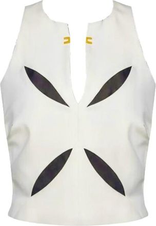 Elisabetta Franchi Top With Two Tone Cut Out