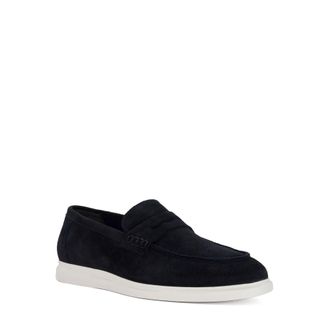 Dune London Mens Bobin - Casual Loafers - Navy Suede - Size UK 10