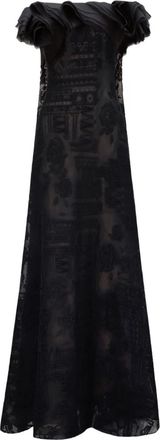 Gemy Maalouf Abito con spalle scoperte - Nero