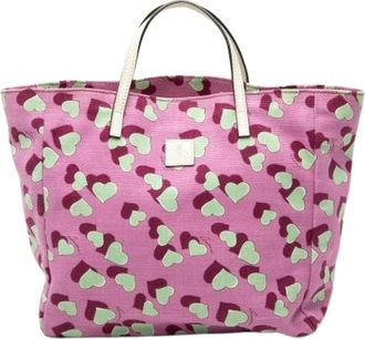Gucci Pre-owned Tote Bag - Dames - Vintage Shopper - Roze - ONE Size - Leer - Vintage