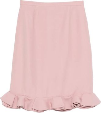 Valentino Gonna con ruches - Rosa