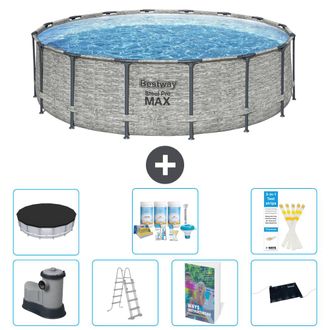 Bestway Piscina Bestway Steel Pro Max Redonda - 488x122 Cm - 8-piezas S632