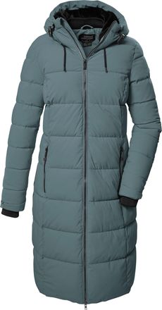 Killtec Steppmantel KILLTEC KOW 56 WMN QLTD CT, Damen, Gr. 46, blau (graublau), Oberstoff: 100% Polyester, Futter: 100% Polyester, F&uuml;llung: 100% Polyester (re