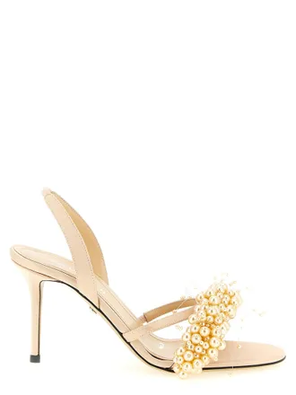 Mach & Mach Womens Floating Pearl Sandals