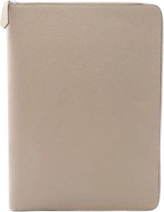 Fendi Pre-owned Leren Clutch Tas - Dames - Vintage Accessoires - Beige - ONE Size - Leer - Vintage