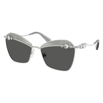 Swarovski Sunglasses, female, Gray, Size: 57 MM Sk7040 Sunglasses