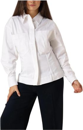 Copenhagen Muse CMCarmen Blouse - Dames - Overhemden - Wit - L - Katoen - Overhemden