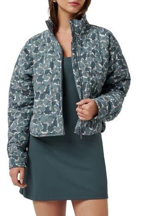 Travis Mathew City Edge Quilted Jacket in Dark Slate Multi at Nordstrom Rack, Size X-Large
