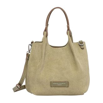 Gianni Chiarini Tassen, Dames, Groen, ONE Size, Leer, DUA Hobo Bag