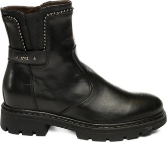 Nero Giardini Guanto Enkellaars - Dames - Enkellaarsjes - Zwart - 37 EU - Leer - Schoenen