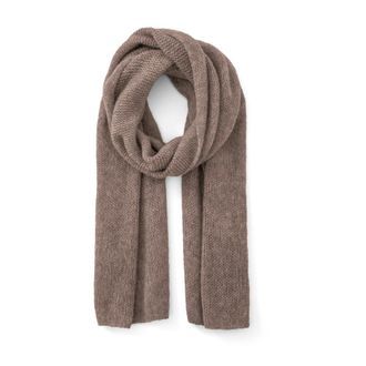 Lu Ren Luren Sjaal - Dames - Accessoires - Bruin - Maat: ONE Size Zijde