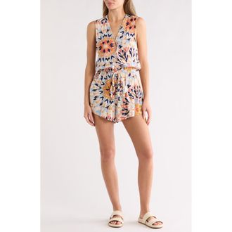 Elan Sleeveless Cover-Up Romper in Multi Kaleidoscope at Nordstrom Rack, Size X-Small