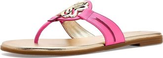 Lilly Pulitzer The Lilly Sandals Womens Sandals Cherry Blossom Pink : 7.5 M, Leather