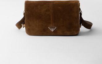 Prada Suede shoulder bag