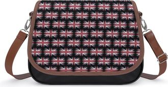 Generic United Kingdom Flag Small Womens Crossbody Bags Shoulder Handbag with Adjustable Strap for Travel