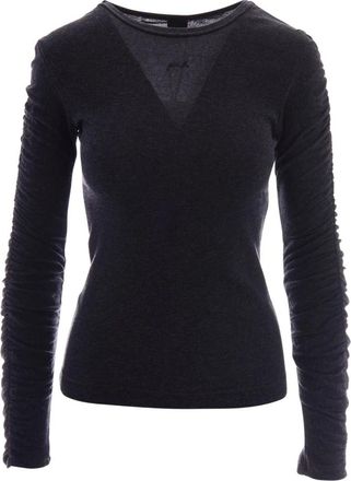 Pinko Long Sleeve Tops - Dames - Longsleeves - Grijs - M - Tops