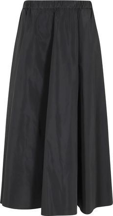 Aspesi Midi Rok Mia - Dames - Midirokken - Zwart - XS - Polyester - Rokken