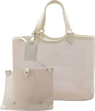 Louis Vuitton White Epi Leather Plage Lagoon Bay (Authentic Pre-Loved)