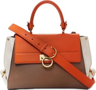 Ferragamo Borsa tote Gancini 2000-2020 - Toni neutri