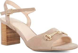 Dune London Womens Ladies Jayar - Snaffle Trim Ankle Strap Open Toe Sandals - Taupe Suede - Size UK 6