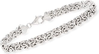 Ross-Simons Sterling Silver Byzantine Bracelet