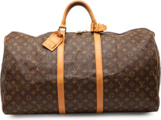 Louis Vuitton Coated Canvas Monogram Keepall 60