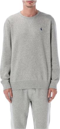 Polo Ralph Lauren Crewneck Sweatshirt met Pony Logo - Heren - Sweatshirts - Grijs - L - Katoen - Hoodies & sweatvesten