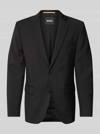 HUGO BOSS 2-Knopf-Sakko mit Reverskragen Modell Jeckson in Black, Größe 102