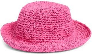 Kate Spade New York Straw Cloche in Carousel Pink at Nordstrom Rack