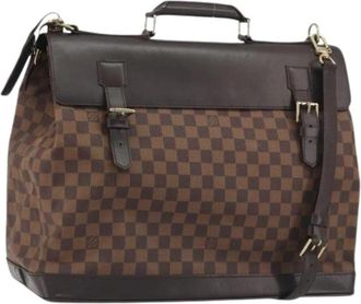 Louis Vuitton Pre-owned Boston Bag - Dames - Vintage Schoudertas - Bruin - ONE Size - Leer - Vintage
